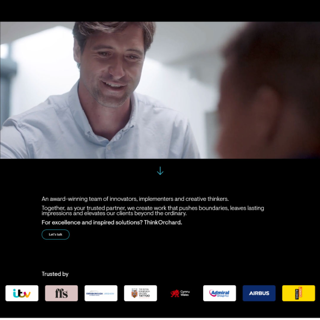 Orchard website preview